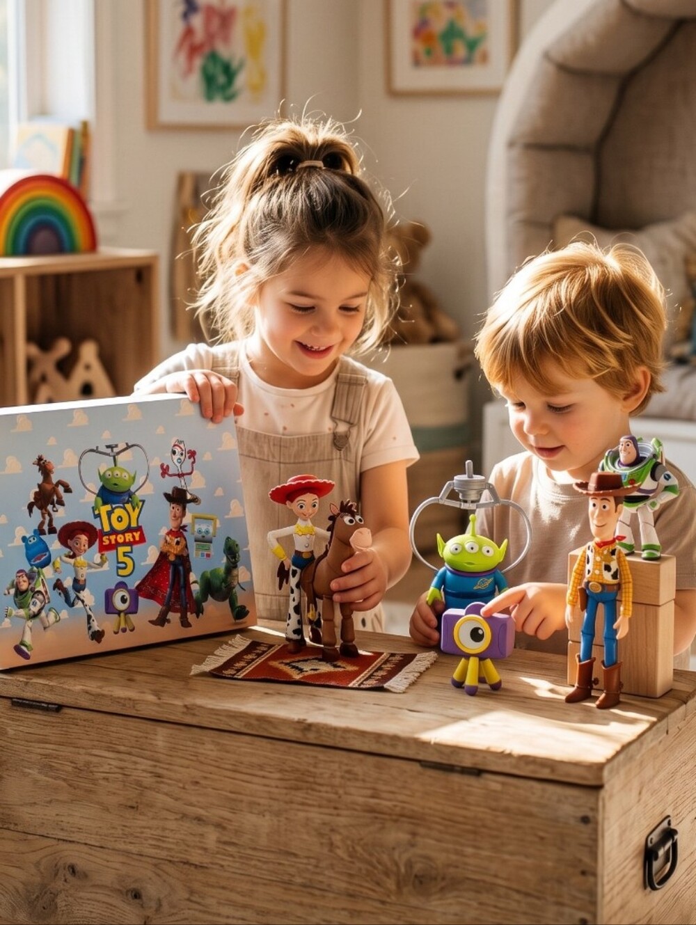 Toy Story 5 Blind Box Keychain And Two Character Cards